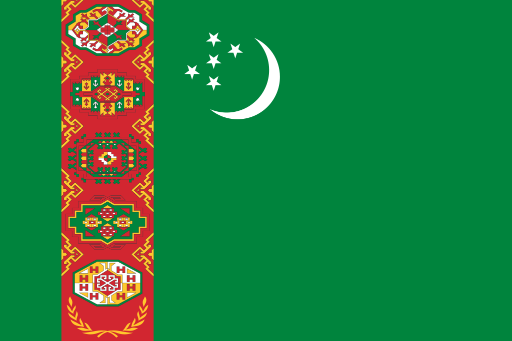 پرچم ترکمنستان