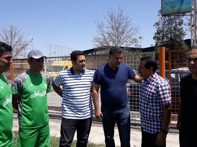 پیروزی سایپا مقابل تیم ملی نوجوانان علی دایی و عباس چمنیان