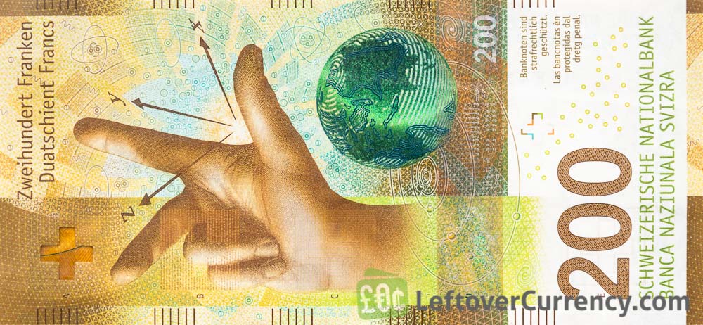 اسکناس 200 فرانک سوئیس