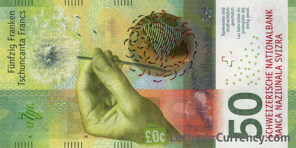اسکناس 50 فرانک سوئیس