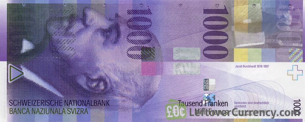 اسکناس 1000 فرانک سوئیس