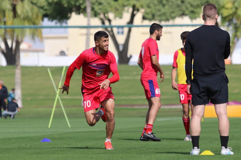 گزارش تصویری: تمرین صبح شنبه ۲۲ دی پرسپولیس در دوحه