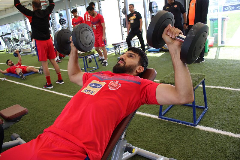 گزارش تصویری: تمرین صبح شنبه ۲۲ دی پرسپولیس در دوحه