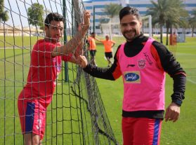 گزارش تصویری: تمرین صبح شنبه ۲۲ دی پرسپولیس در دوحه