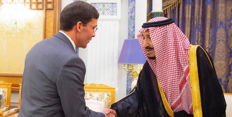وزیر دفاع آمریکا با شاه سعودی دیدار کرد