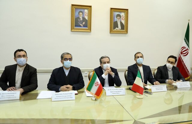 برگزاری دومین نشست رایزنیهای سیاسی ایران و ایتالیا برگزاری دومین نشست رایزنیهای سیاسی ایران و ایتالیا