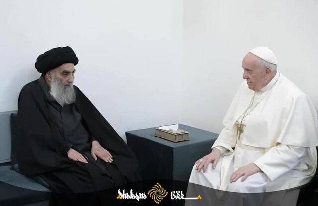 مواضع حکیمانه آیتالله سیستانی در دیدار پاپ مایه عزت اسلام شد مواضع حکیمانه آیتالله سیستانی در دیدار پاپ مایه عزت اسلام شد