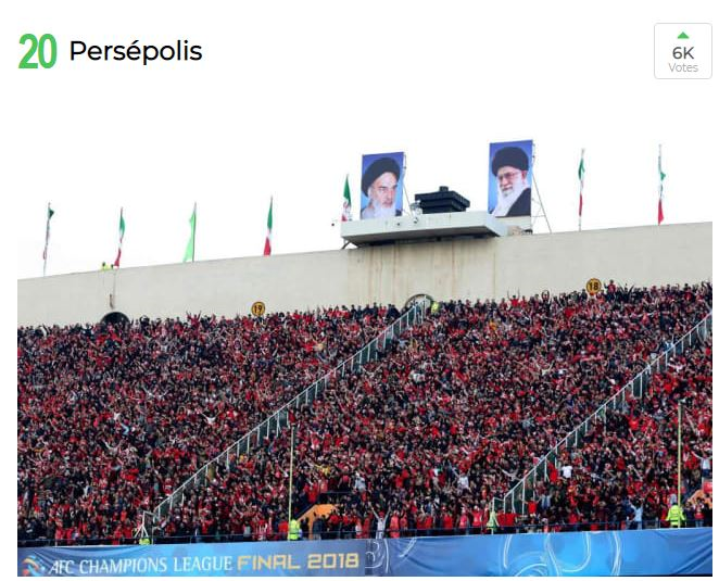 نظرسنجی مارکا برای انتخاب بهترین هواداران فوتبال/پرسپولیسیها در رده ۲۰ جهان+عکس