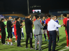 حاشیه بازی گل گهر و پرسپولیس | تونل افتخار برای پرسپولیس قهرمان +عکس