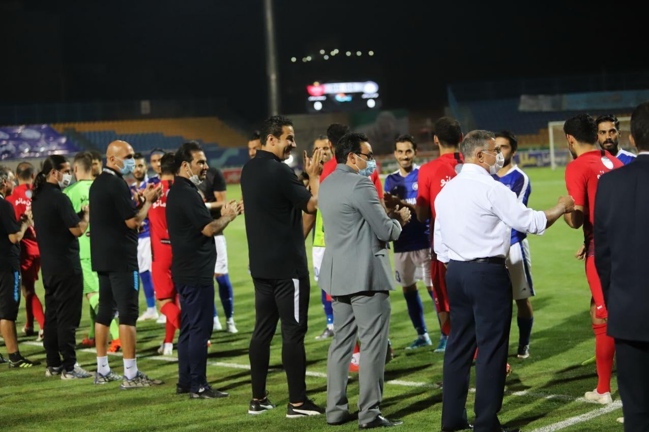 حاشیه بازی گل گهر و پرسپولیس | تونل افتخار برای پرسپولیس قهرمان +عکس