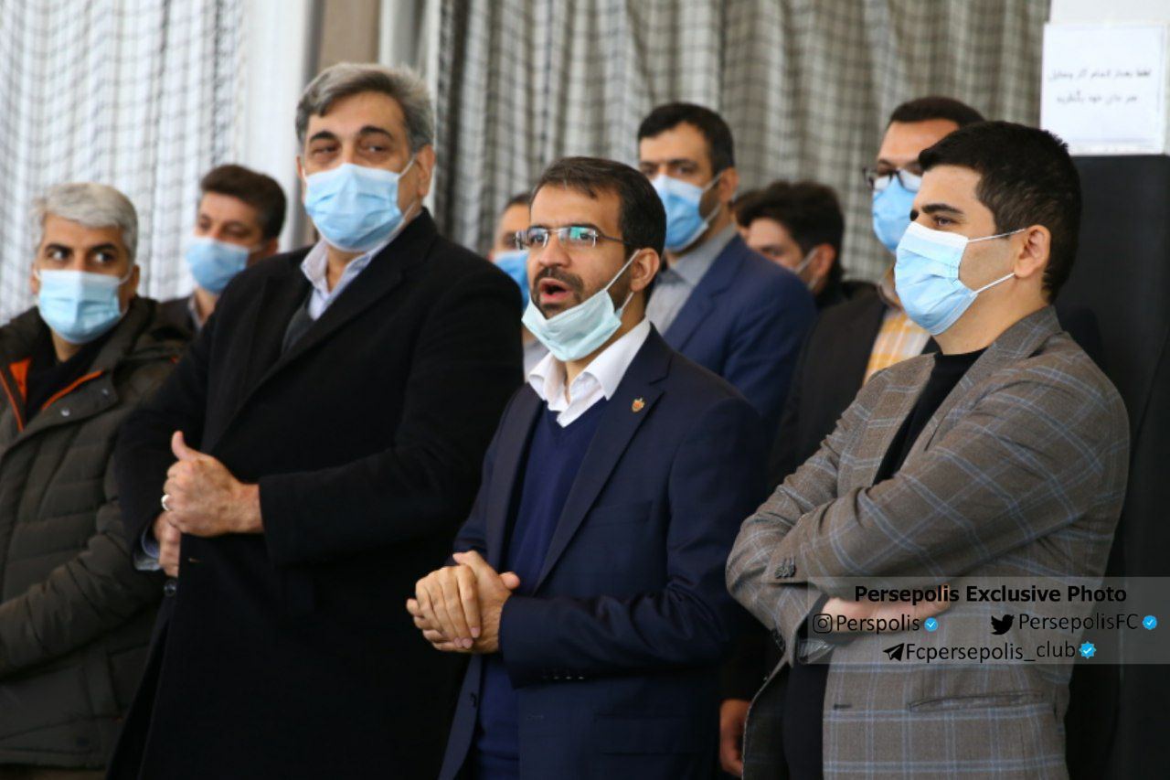 شهردار تهران: پرسپولیس شانس قهرمانی آسیا را دارد/ به غیرت سرخپوشان امیدوارم+تصاویر