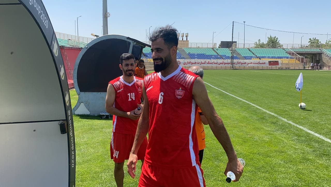 گزارش تمرین پرسپولیس / ریکاوری سرخپوشان پس از بازگشت از رفسنجان+تصاویر