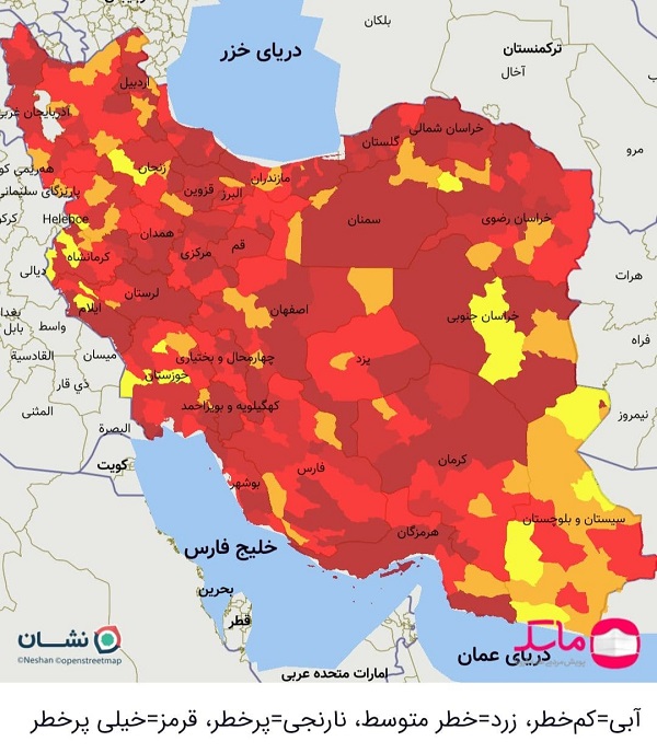 آمار کرونا در ایران امروز 2 شهریور 1400|ثبت بالاترین رکورد فوت های کرونایی