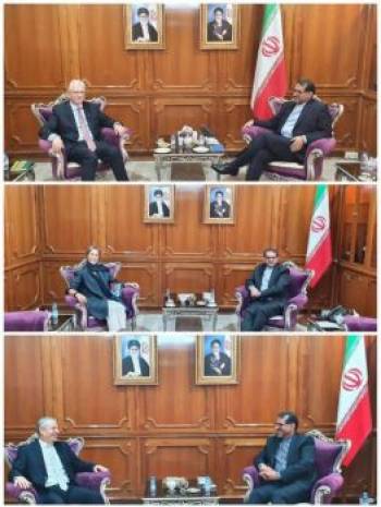 دیدار سفیر ایران با سفرای آلمان ، ایتالیا و سوریه در عمان