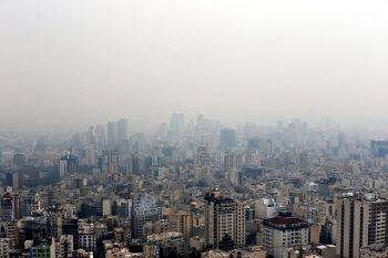 وضعیت آلودگی هوا در 8 کلانشهر کشور در تاریخ 3مرداد ماه1401/هوای یک شهر ناسالم