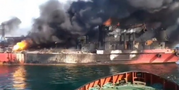 اصابت موشک به کشتی باری ترکیه در اوکراین