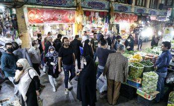 شلوغی باورنکردنی بازار تجریش در ماه رمضان