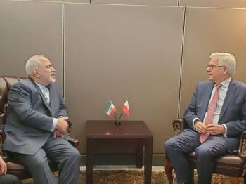 رایزنی وزیران امور خارجه ایران و لهستان در نیویورک