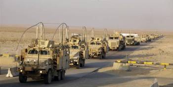 ورود 500 خودروی نظامی آمریکا از اردن به عراق