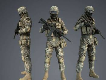 طراحی لباس هوشمند سربازان با استفاده از ۱۲ سنسور/پوتین‌های ردیاب رادیو اکتیو و مین