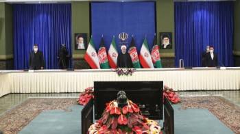 راه‌آهن خواف – هرات با دستور روسای جمهوری اسلامی ایران و افغانستان افتتاح شد