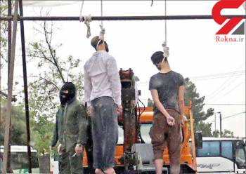 اعدام علنی 2 کرکس در مشهد + عکس