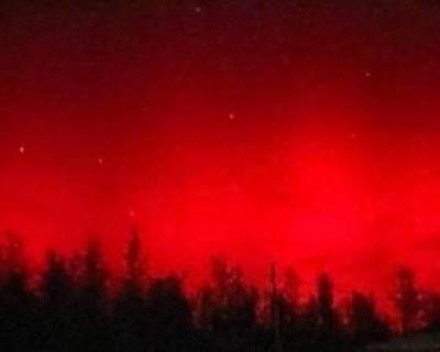 آسمان به رنگ قرمز خونی مغولستان