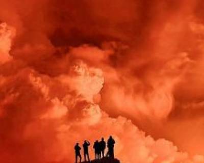 تصاویری از فعالیت آتشفشان در «ایسلند»