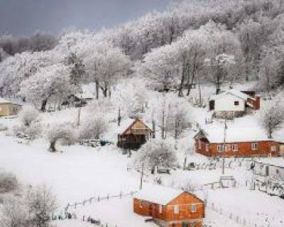 زیبایی‌های زمستانی ییلاق کوجاداغ سامسون ترکیه